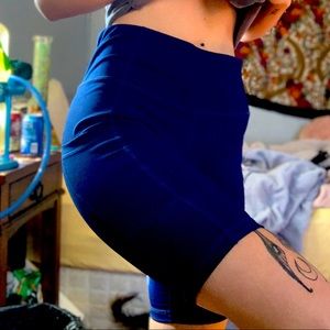 Blue Bike shorts